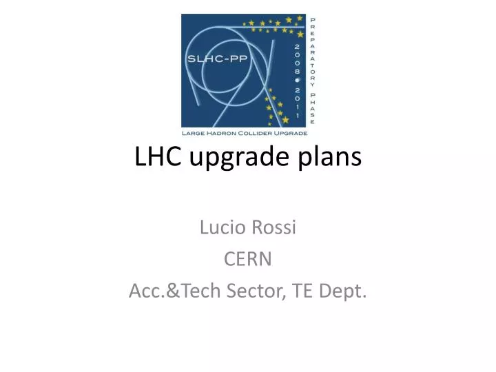 lhc upgrade plans