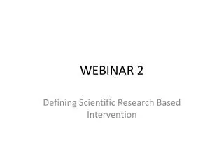 WEBINAR 2