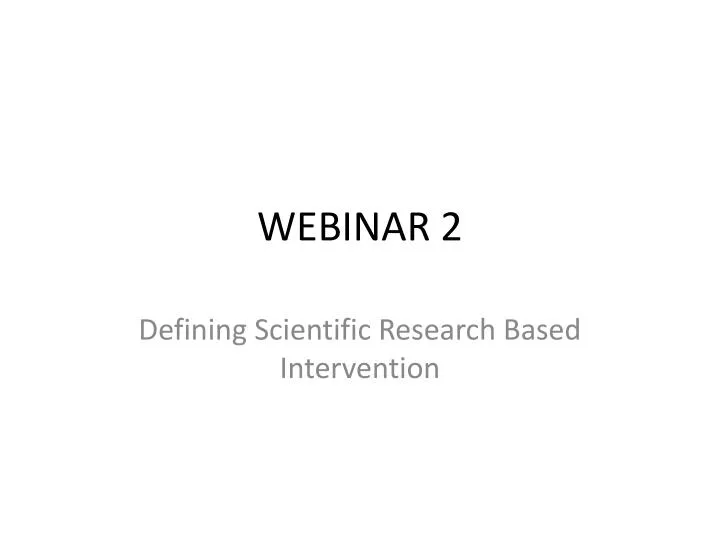 webinar 2