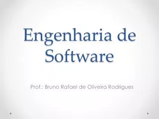 engenharia de software