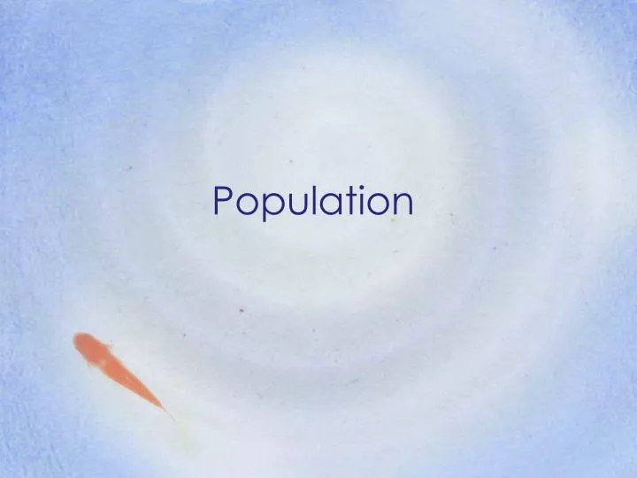 population