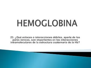 hemoglobina