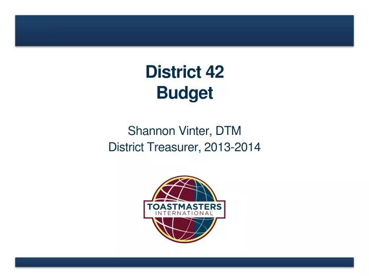 district 42 budget