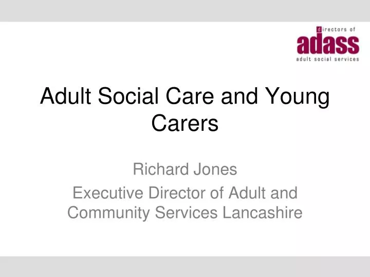 adult social care and young carers