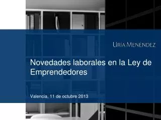 novedades laborales en la ley de emprendedores