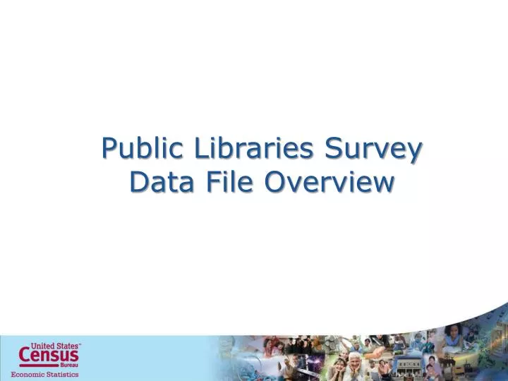 public libraries survey data file overview