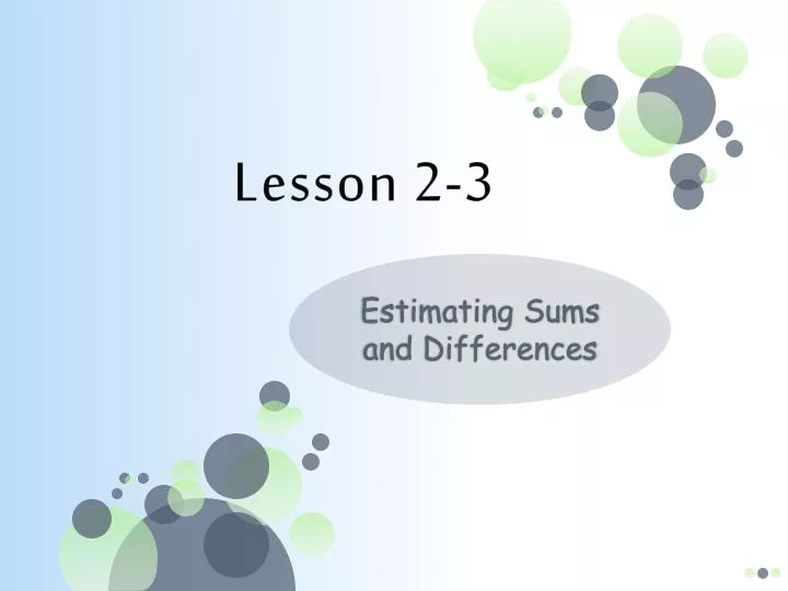 lesson 2 3