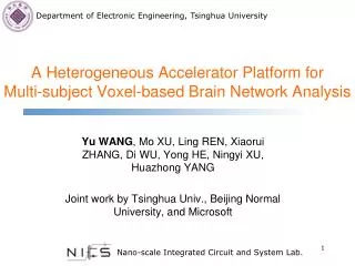 A Heterogeneous Accelerator Platform for Multi-subject Voxel-based Brain Network Analysis