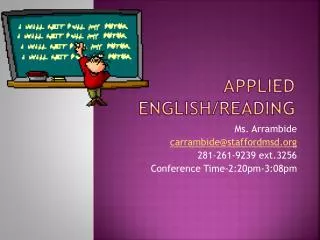 Applied English/Reading