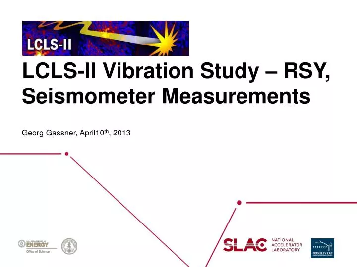 lcls ii vibration study rsy seismometer measurements