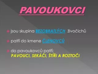 pavoukovci