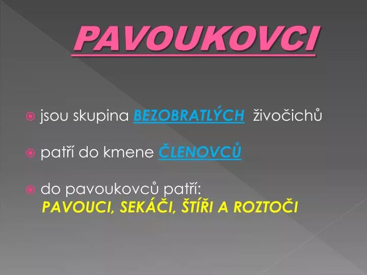 pavoukovci