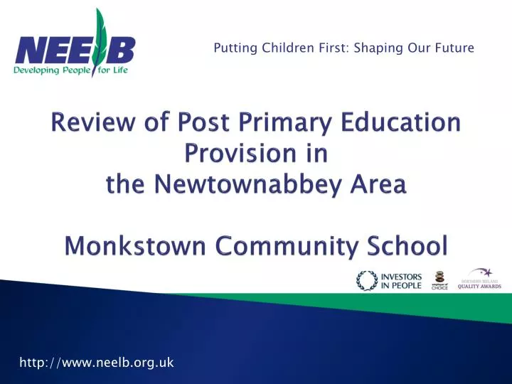 review of post primary education provision in the newtownabbey area monkstown community school