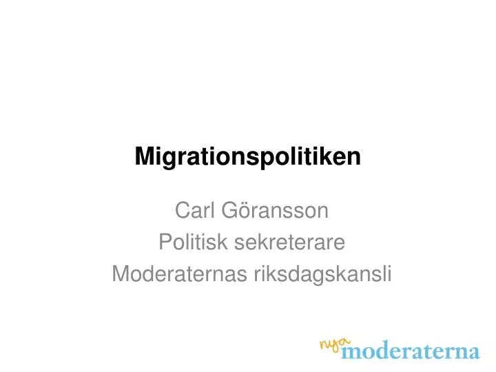 migrationspolitiken