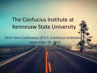 The Confucius Institute at Kennesaw State University