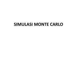 simulasi monte carlo