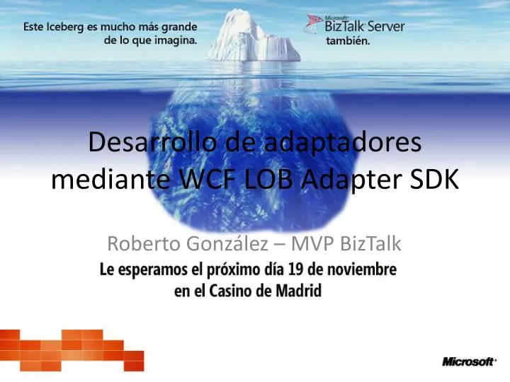 desarrollo de adaptadores mediante wcf lob adapter sdk