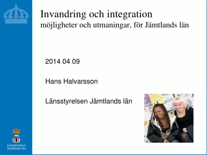 invandring och integration m jligheter och utmaningar f r j mtlands l n