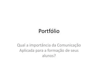 portf lio