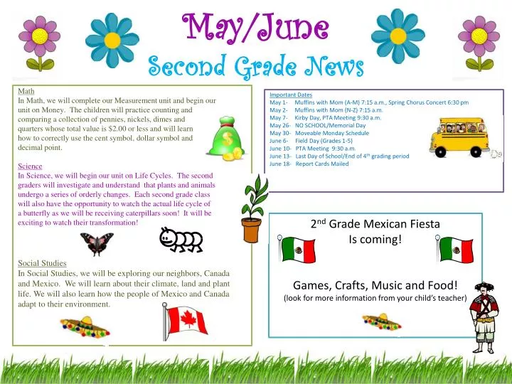 may june second grade news