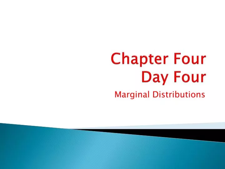 chapter four day four