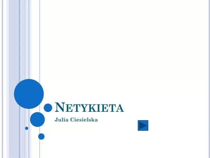 netykieta