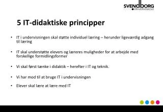 5 it didaktiske principper