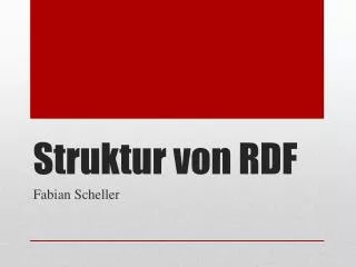 struktur von rdf