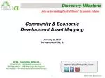 Community &amp; Economic Development Asset Mapping - slide 1