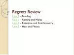 Regents Review - slide 1