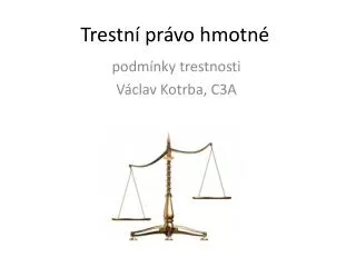 trestn pr vo hmotn