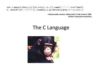 The C Language