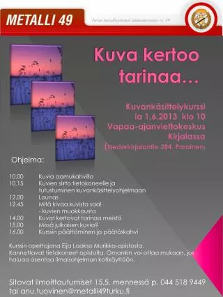 kuva kertoo tarinaa