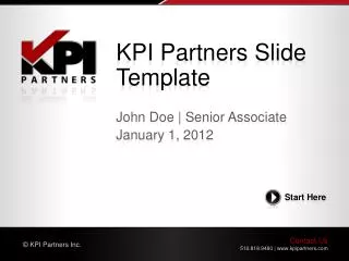 KPI Partners Slide Template