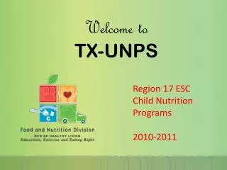 Welcome to TX-UNPS