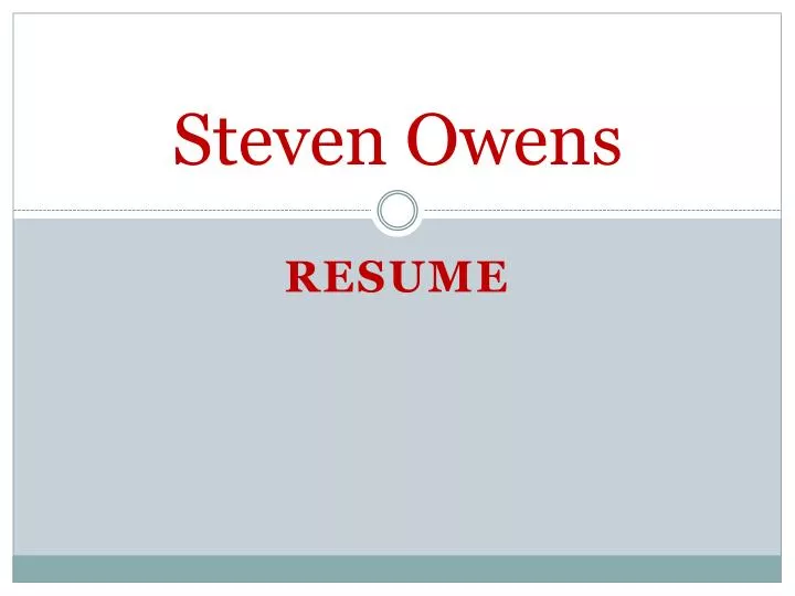 steven owens