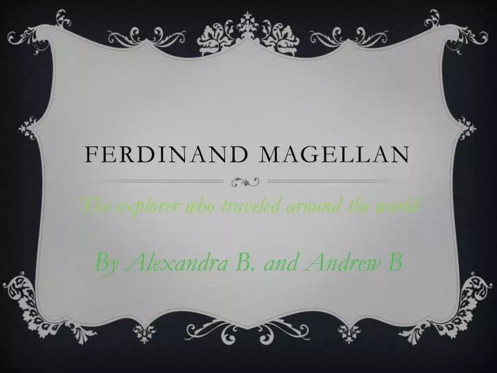 ferdinand magellan