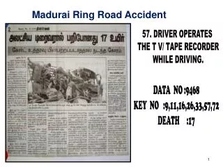 Madurai Ring Road Accident