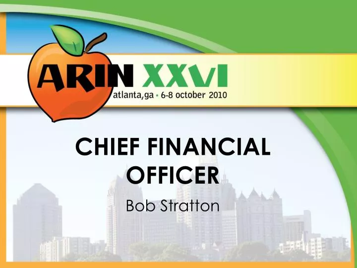 chief financial officer