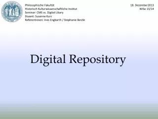 digital repository