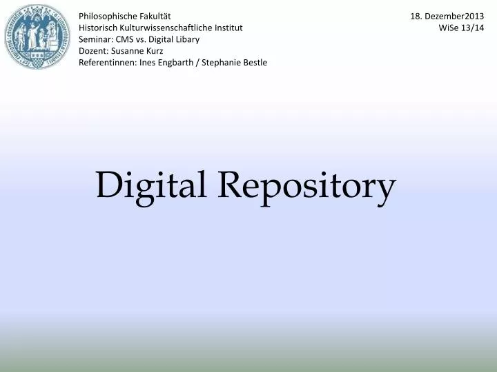 digital repository