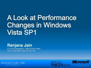 A Look at Performance Changes in Windows Vista SP1