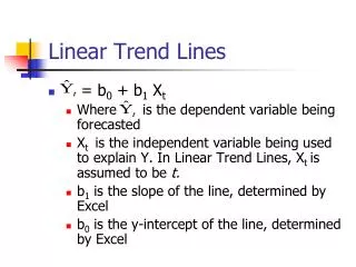 Linear Trend Lines