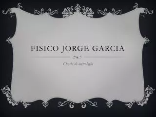 fisico jorge garcia