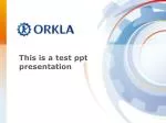 Test PowerPoint Presentation Overview - slide 1