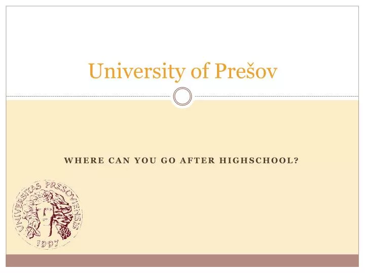 university of pre ov