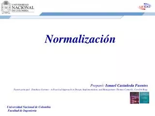 normalizaci n