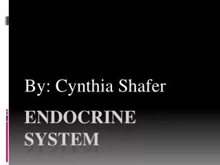 Endocrine System