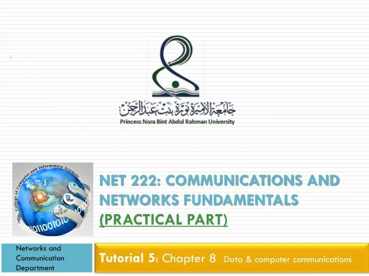 net 222 communications and networks fundamentals practical part