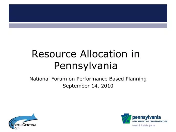 resource allocation in pennsylvania